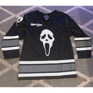 GHOST FACE (SCREAM) The Icon of HALLOWEEN (M) Hockey Jersey #96